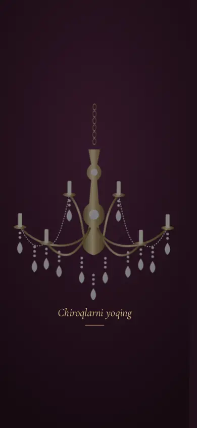 Lustre taklifnomasi: Qandil shamlari birin-ketin yonadi